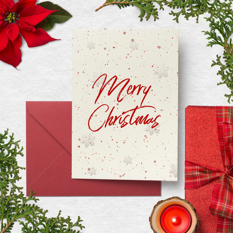 Red Envelope Christmas Card